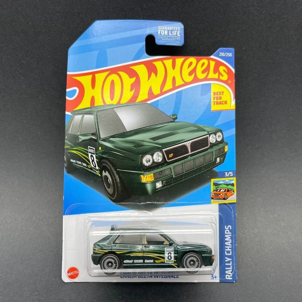 Hot Wheels Lancia Delta Integrale Rally Champs Car Green‎ Diecast 1/64 Scale